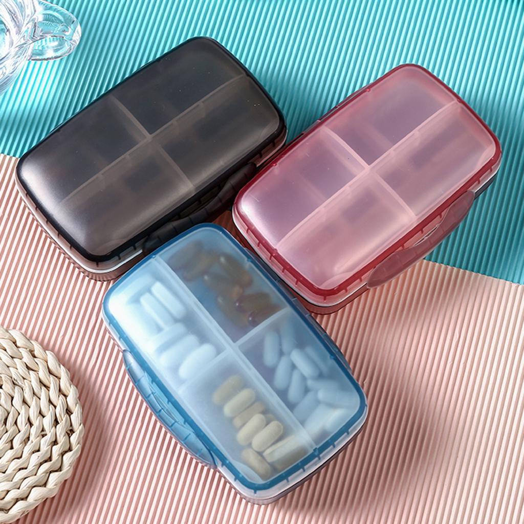 Mini Pill Box Vitamin Medicine Portable Travel Organizer Case Waterproof