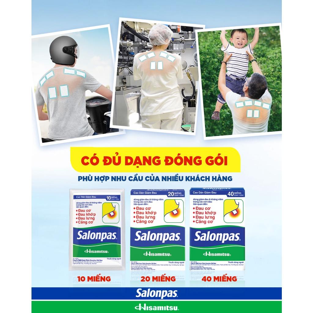 SALONPAS CAO DÁN GIẢM ĐAU