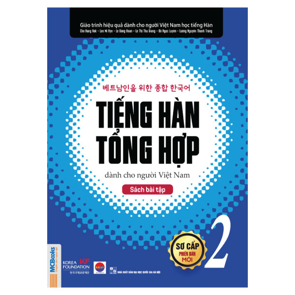 Sách Tiếng Hàn Tổng Hợp Dành Cho Người Việt Nam - Sách Bài Tập Sơ Cấp 2 phiên bản mới