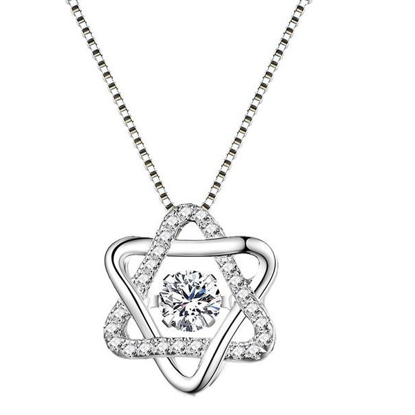 Dây Chuyền Bạc Nữ 925 - Vòng Cổ Bạc Nữ Đẹp Đính Đá TNC JEWELLERY