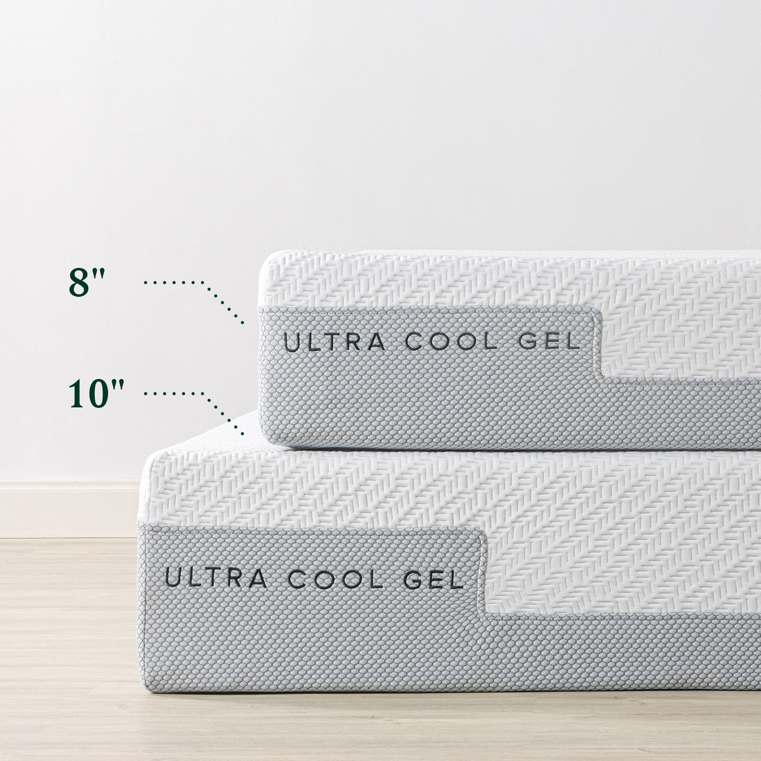 Nệm Foam Zinus Cuộn Hút Chân Không Siêu Mát Cao Cấp - 8in Ultra Cool Gel 2.5 Foam Mattress