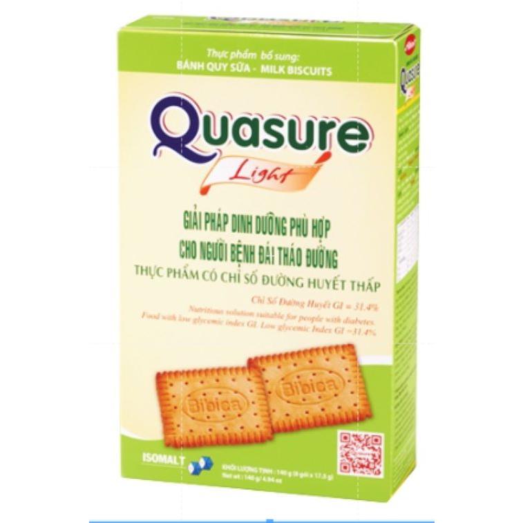 Combo 2 món bánh quasure dành cho người ăn kiêng và tiểu đường - Bibica quasure cốm 126g/ quasure quy 140g