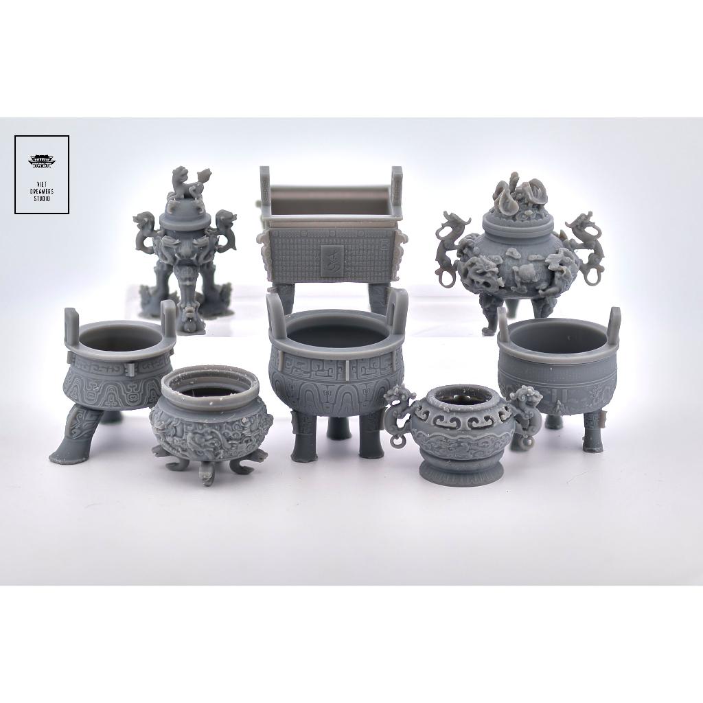 Mô Hình Lư Hương MINI - bán cạn - bể cá - hòn non bộ - terrarium - tinh xảo - chất lượng cao