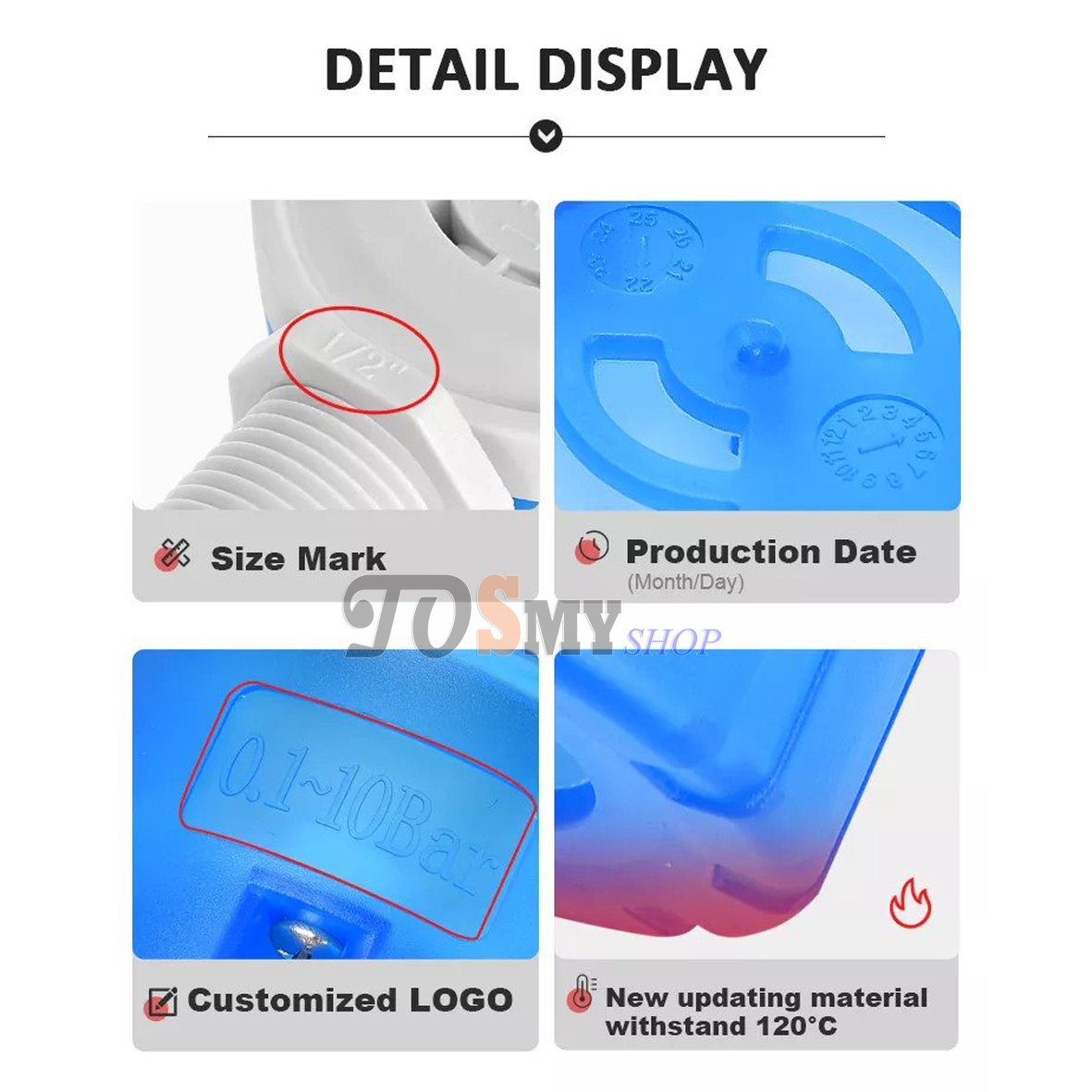 Phi 27 - Van Phao Cơ Tự Ngắt Nước – Phao Cơ Thông Minh Thế Hệ Mới – Phao cơ đứng ren 3/4’’ Mẫu mới 2023