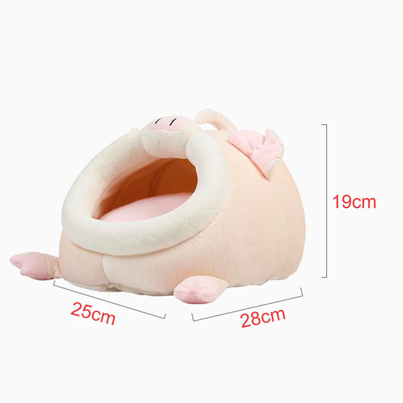 Cute Cartoon Winter Guinea  Bed Squirrel Rodent Rest Cage Hamster House