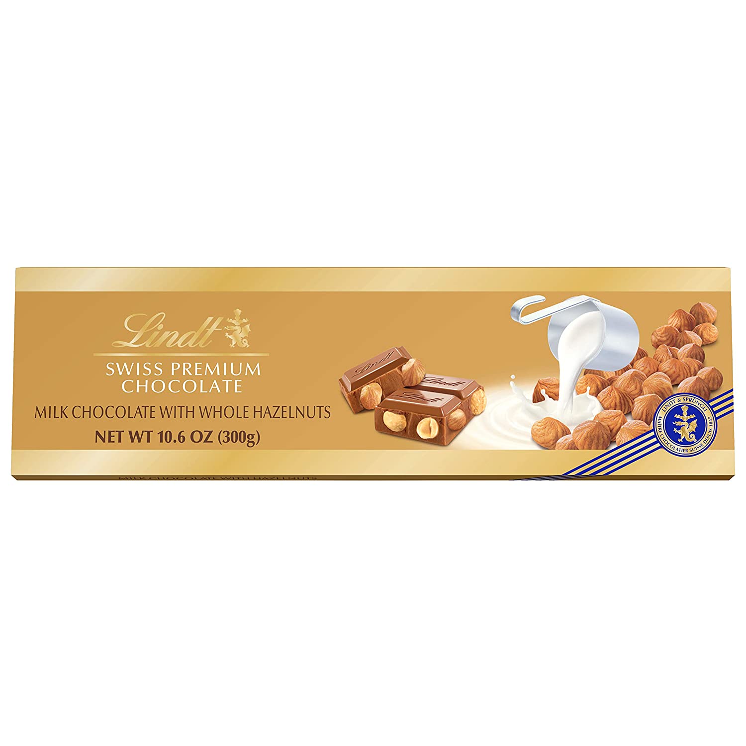 LINDT Swiss Premium Bars -  Chocolate hàng đầu Thuỵ Sĩ đầy đủ hương vị 300g