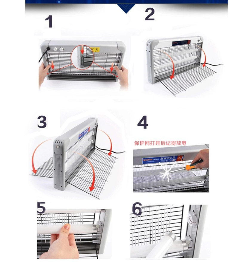 Đèn UV diệt muỗi diệt côn trùng công nghiệp