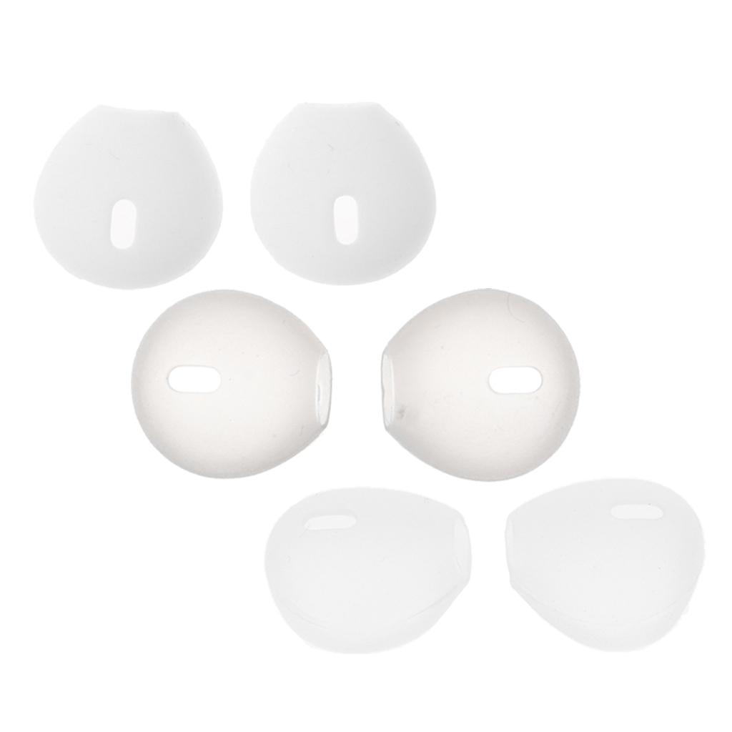 3 Đôi Silicone Eartips EarGels Nút Tai Nghe Bằng Đầu Tai Gel Nụ Tương Thích Rung iPhone 7 Tai Nghe Chụp Tai (Xá