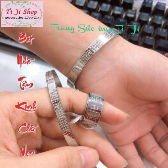 Vòng tay khắc bát nhã tâm kinh