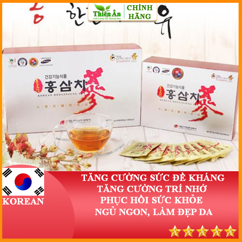 Trà Hồng Sâm Daedong Korean Red Ginseng Tea (3g x 100 Gói)