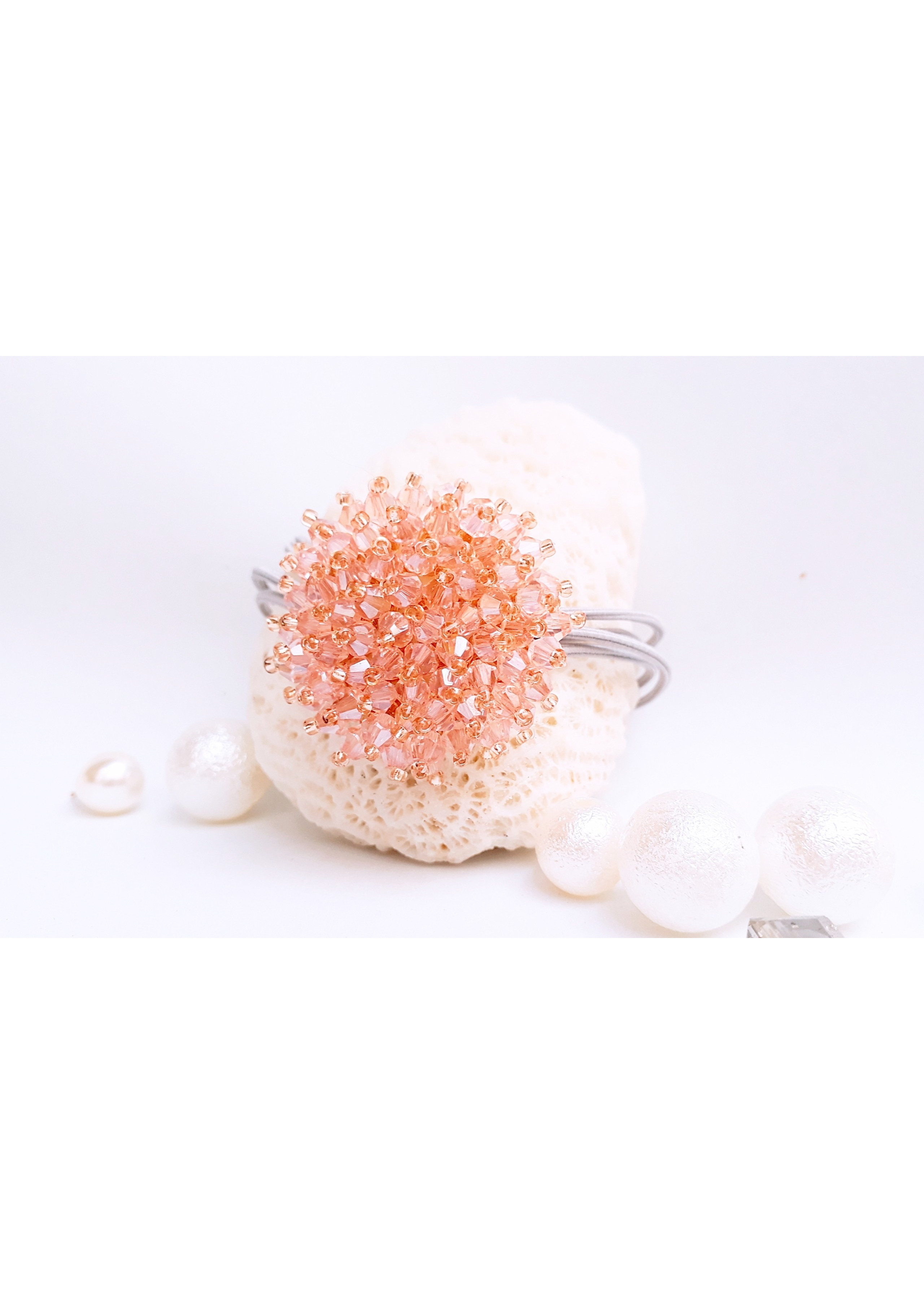 DÂY BUỘC TÓC PHA LÊ D020 SAM HANDMADE