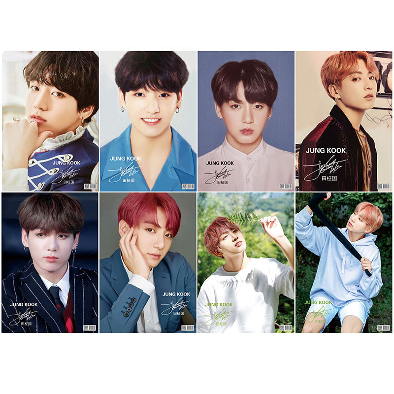 Áp phích JungKook BTS có chữ kí mẫu mới nhất