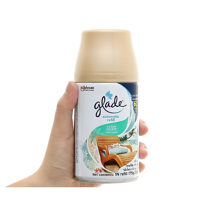 Lõi Xịt thơm phòng tự động GLADE  Hương Biển Phiêu Bồng 252ml