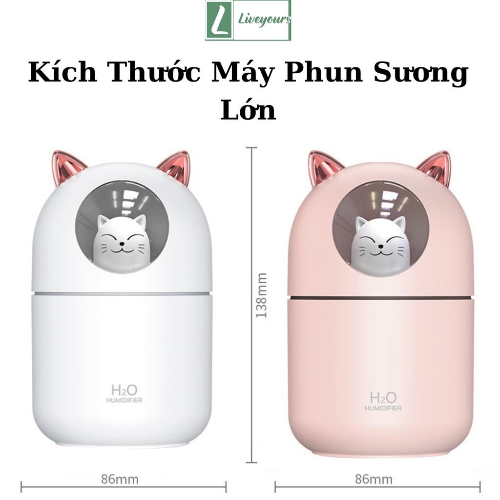 Máy Phun Sương Tạo Ẩm Không Khí Hình Thú - Máy Phun Sương Mini Có Đèn Led Siêu Đẹp