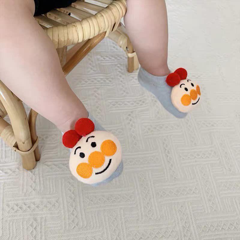 Set đôi tất hình thú 3D hình ngộ nghĩnh chống trượt cho bé trai và gái