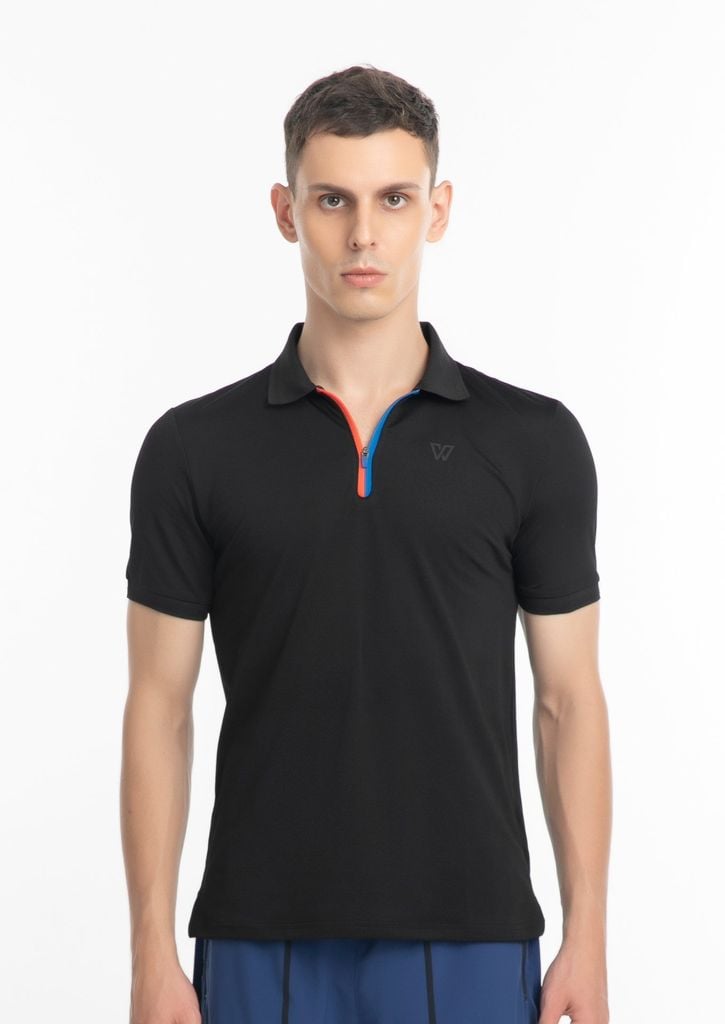 ÁO THỂ THAO THỜI TRANG ONWAYS NAM 2 COLORS ZIPPED POLO MEN