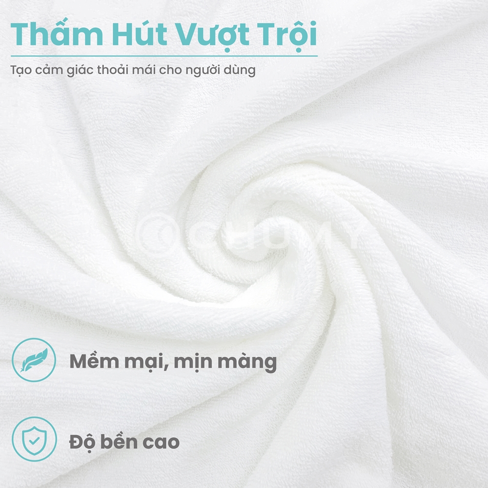 Khăn Tắm Khách Sạn 5 sao – Cotton 100% - Sợi se đôi cao cấp – Thấm hút cực tốt - Kích thước lớn 70 x 140 cm có thể quấn quanh người