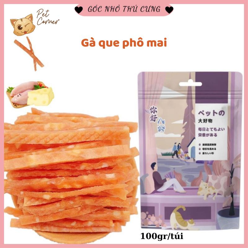 Bánh thưởng phô mai béo ngậy, giàu dinh dưỡng cho thú cưng (Snack cho chó mèo nhiều vị)