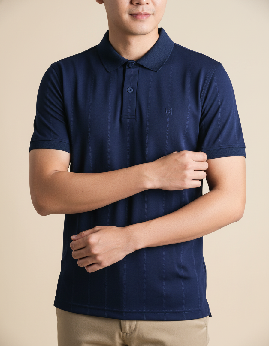 Áo thun nam Polo Khatoco(size L_3XL)