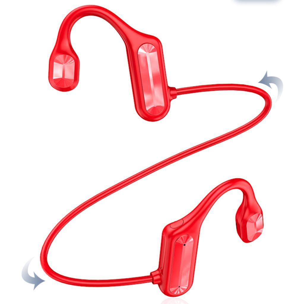 Set of 2 Open-Ear Bone Conduction Headphones Wireless Earphones for Workouts