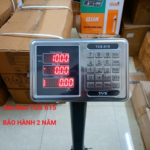 Cân bàn tính tiền điện tử TCS - 615 ( 100kg &amp; 150kg ) được làm bằng sơn tĩnh điện cao cấp