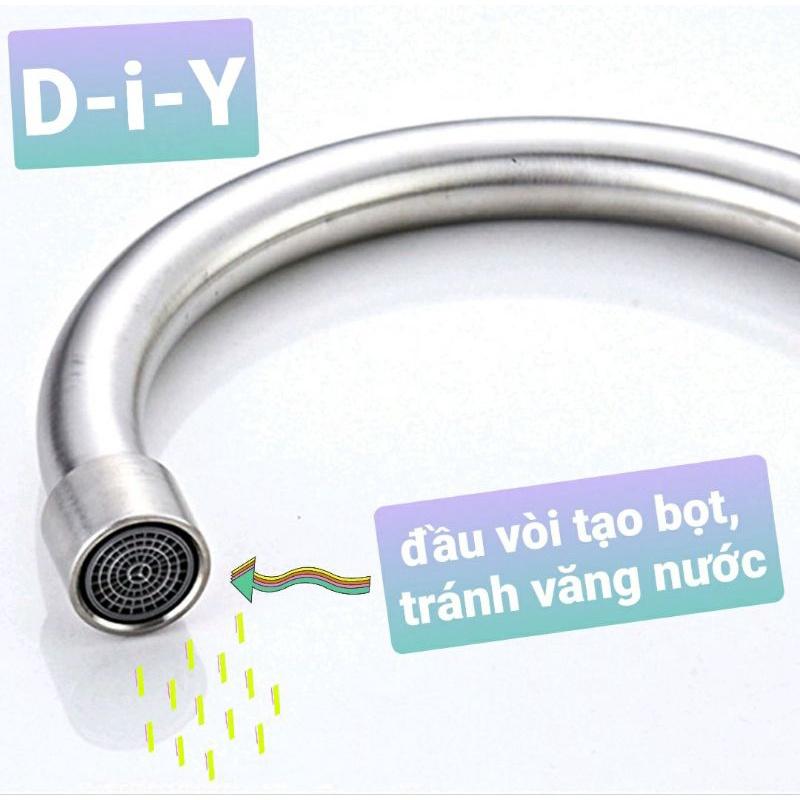 VÒI RỬA CHÉN LẠNH INOX 304, LOẠI INOX BỀ MẶT ĐẸP