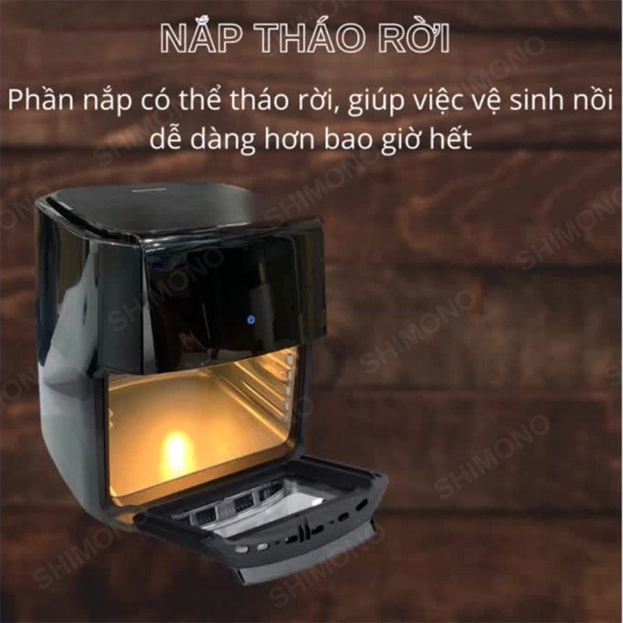 Nồi Chiên Không Dầu Shimono SM-AF1086T - Hàng Chính Hãng