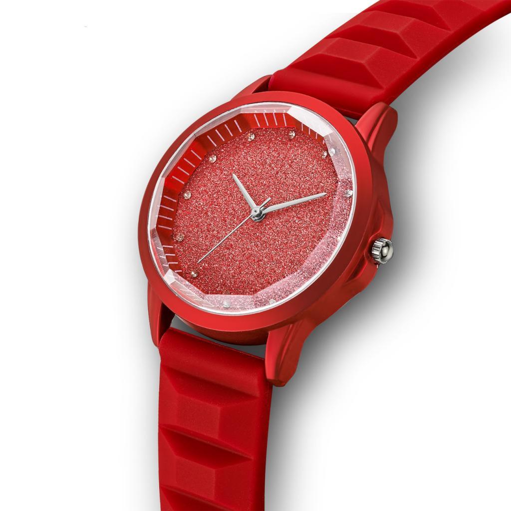 Elegant Sports Quartz Watch Fashion Casual Business Wristwatch Ladies Girls Dress Wristwatch with Rubber Band
