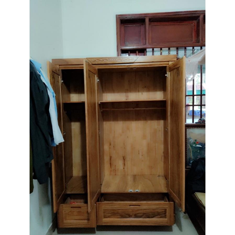 Tủ Quần Áo Gỗ Hương 3 Buồng