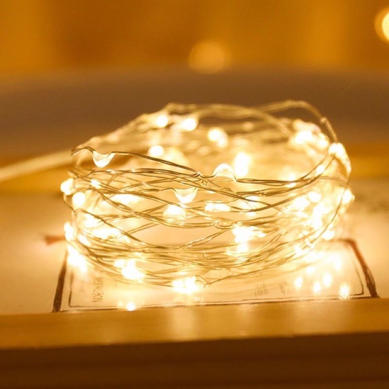 Dây Đèn Led Đom Đóm, Đèn Led Dây Fairylight Trang Trí, Dài 2m - 4m Decor Trang Trí Nhà Cửa, Giáng Sinh, Sinh Nhật