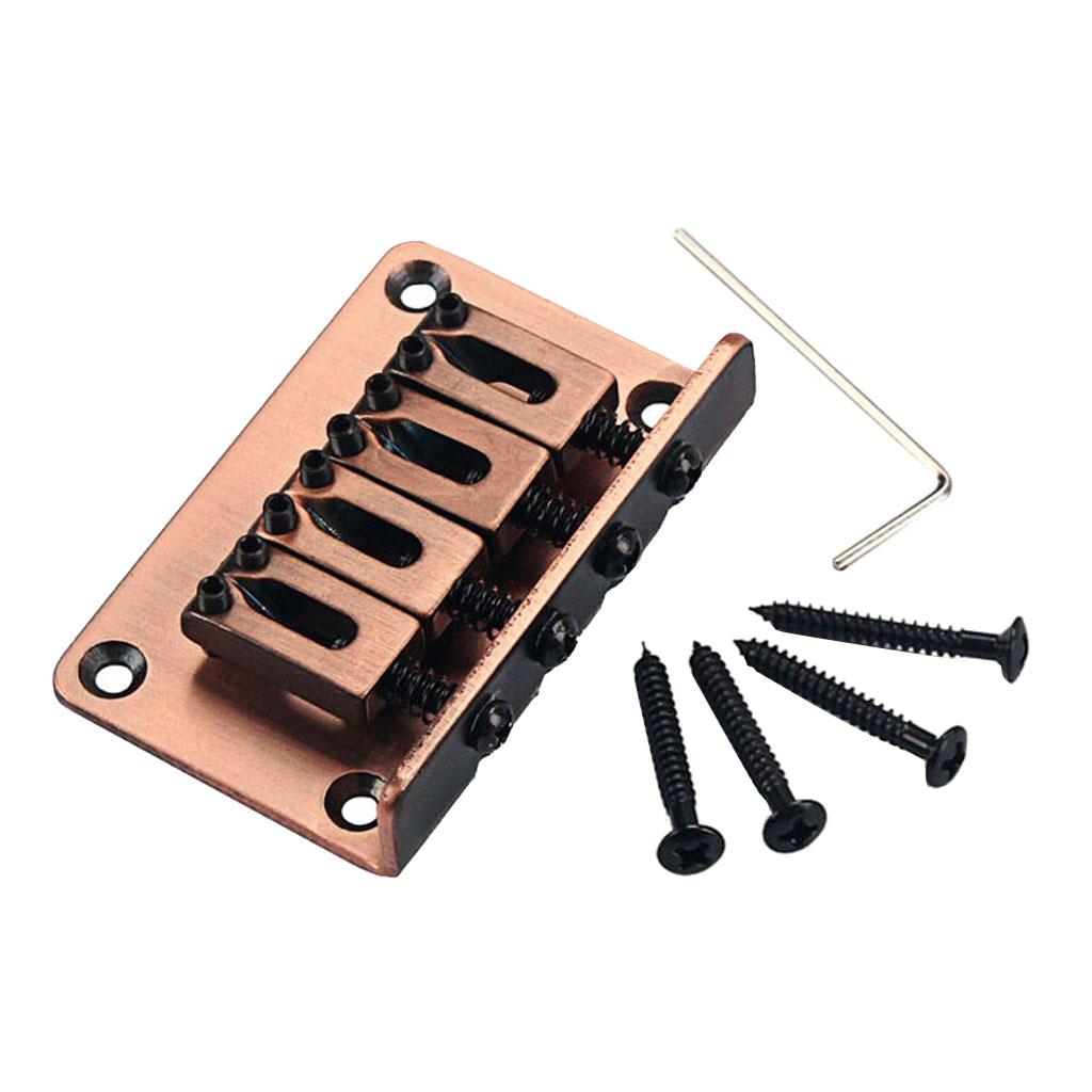 4 String Vintage Bass Bridge for Cigar Box Guitar Ukulele Parts & Accessory