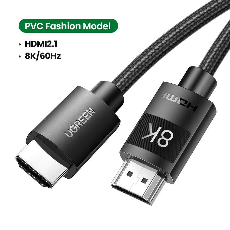 Dây cáp HDMI 2.1 8K60Hz dài 1M-5m Ugreen 40178 HD150, hỗ trợ eARC HDR 48Gbps cao cấp hàng chính hãng