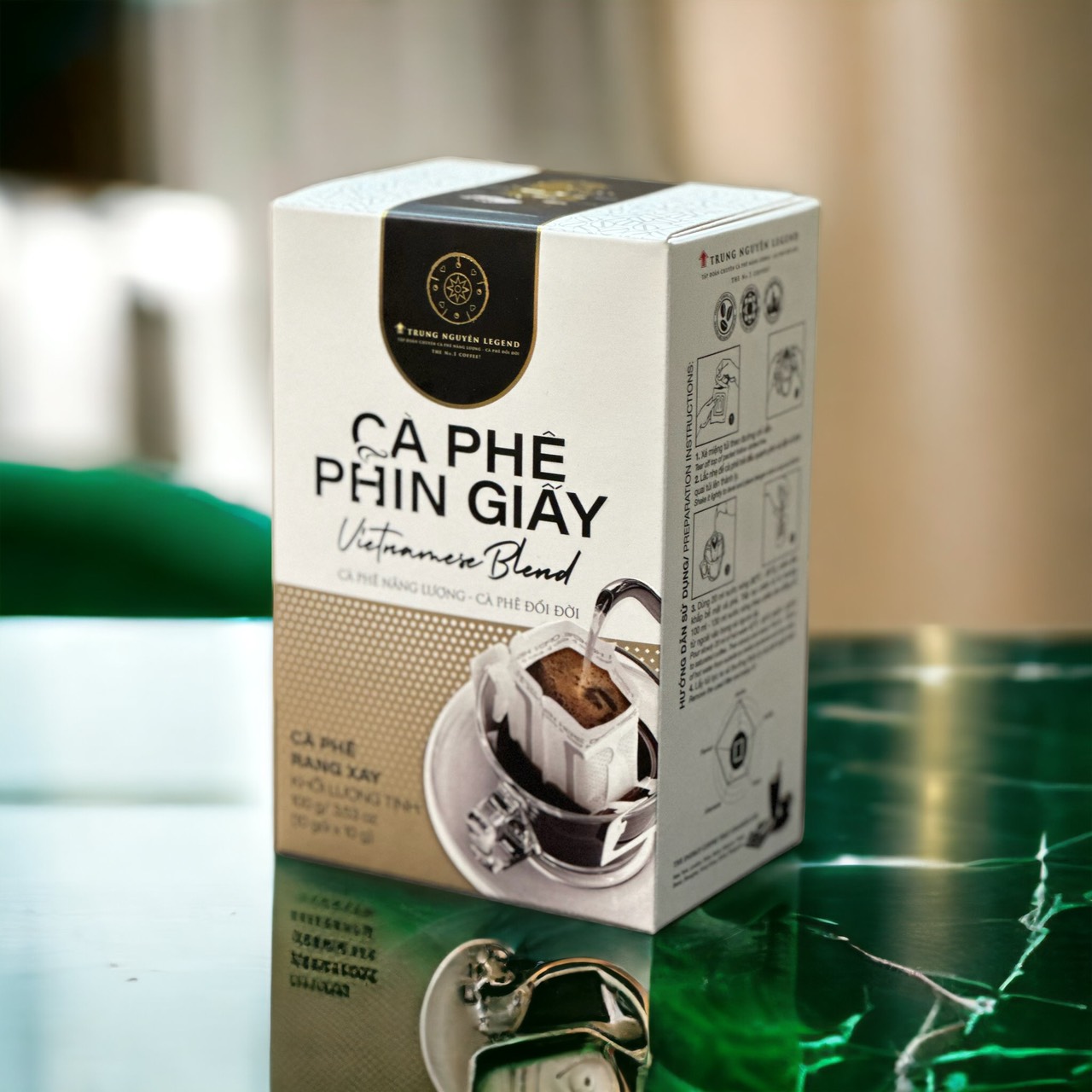 Cà phê Phin Giấy Trung Nguyên Vietnamese Blend( Hộp 10 Gói)