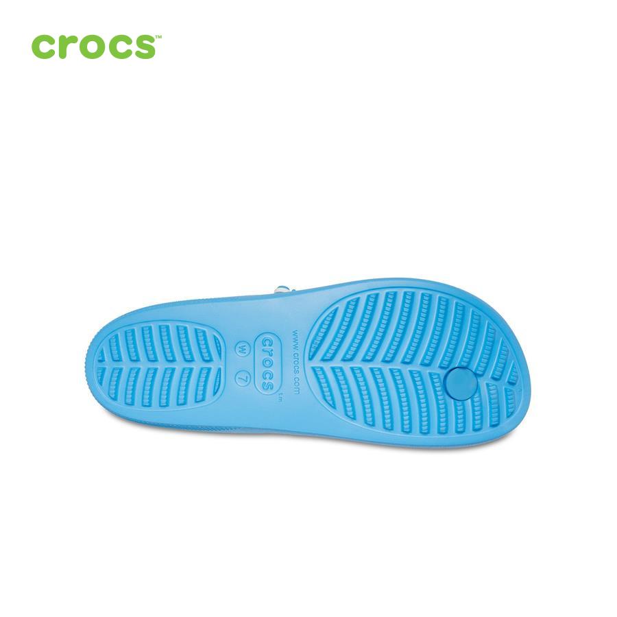 Dép xỏ ngón nữ Crocs FW Classic Flip Platform W Tie Dye Oxgn/Mlti - 208043-4KT