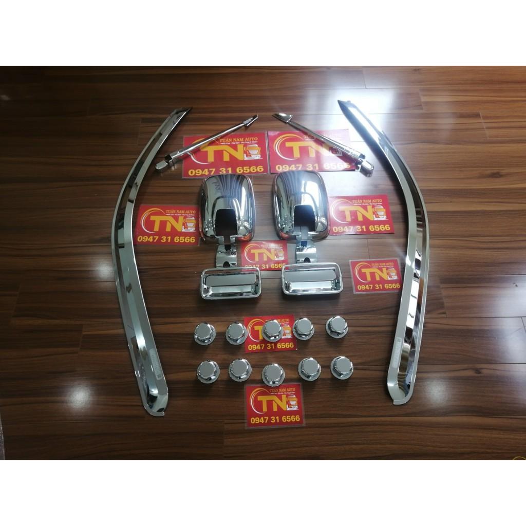 ỐP TAY NẮM CỬA MẠ CRÔM INOX KIA 1.4 TẤN, K3000, K165, K190, K2700, K140