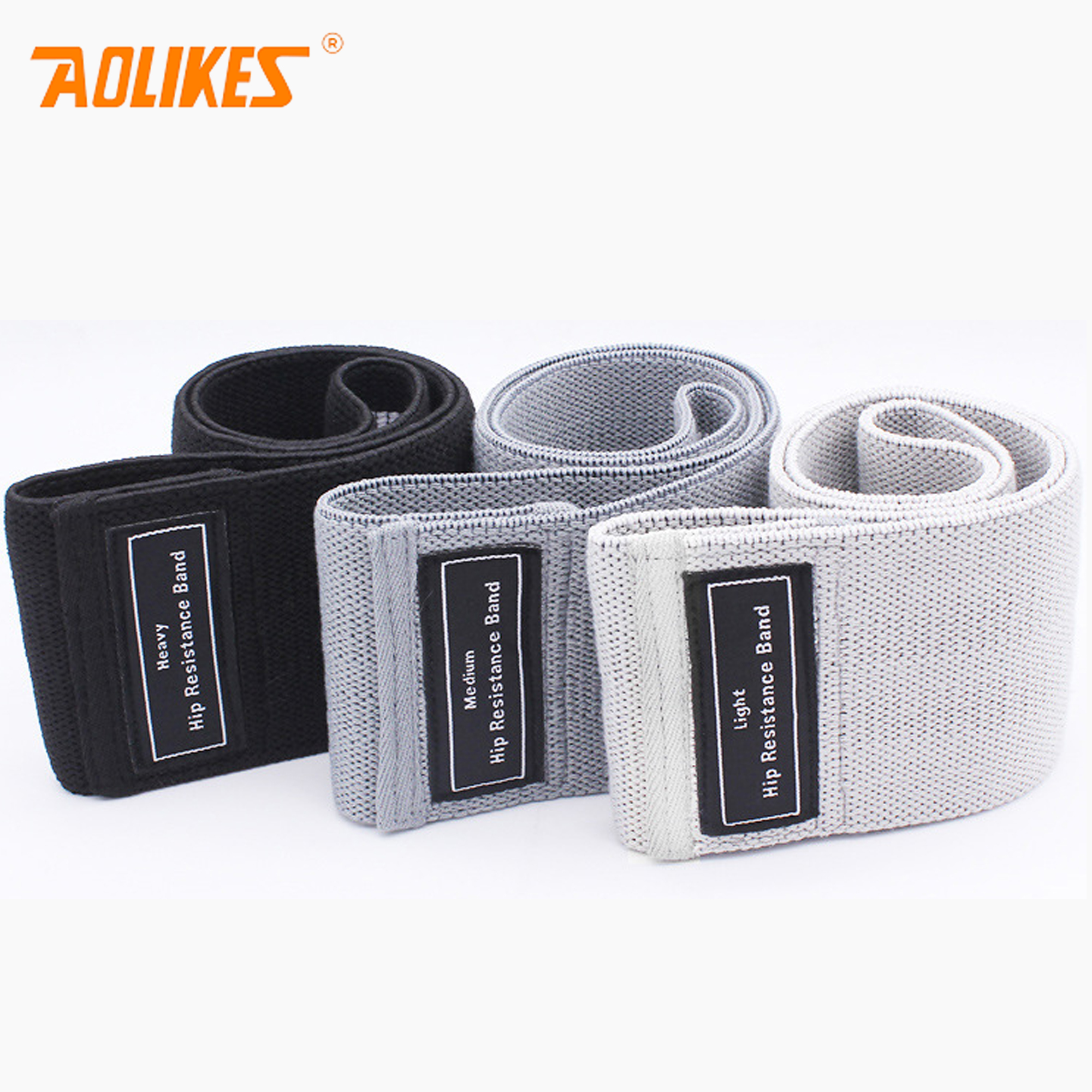 Bộ 3 dây kháng lực tập cơ mông đùi chân Hip Resistance bands Aolikes YE-3605