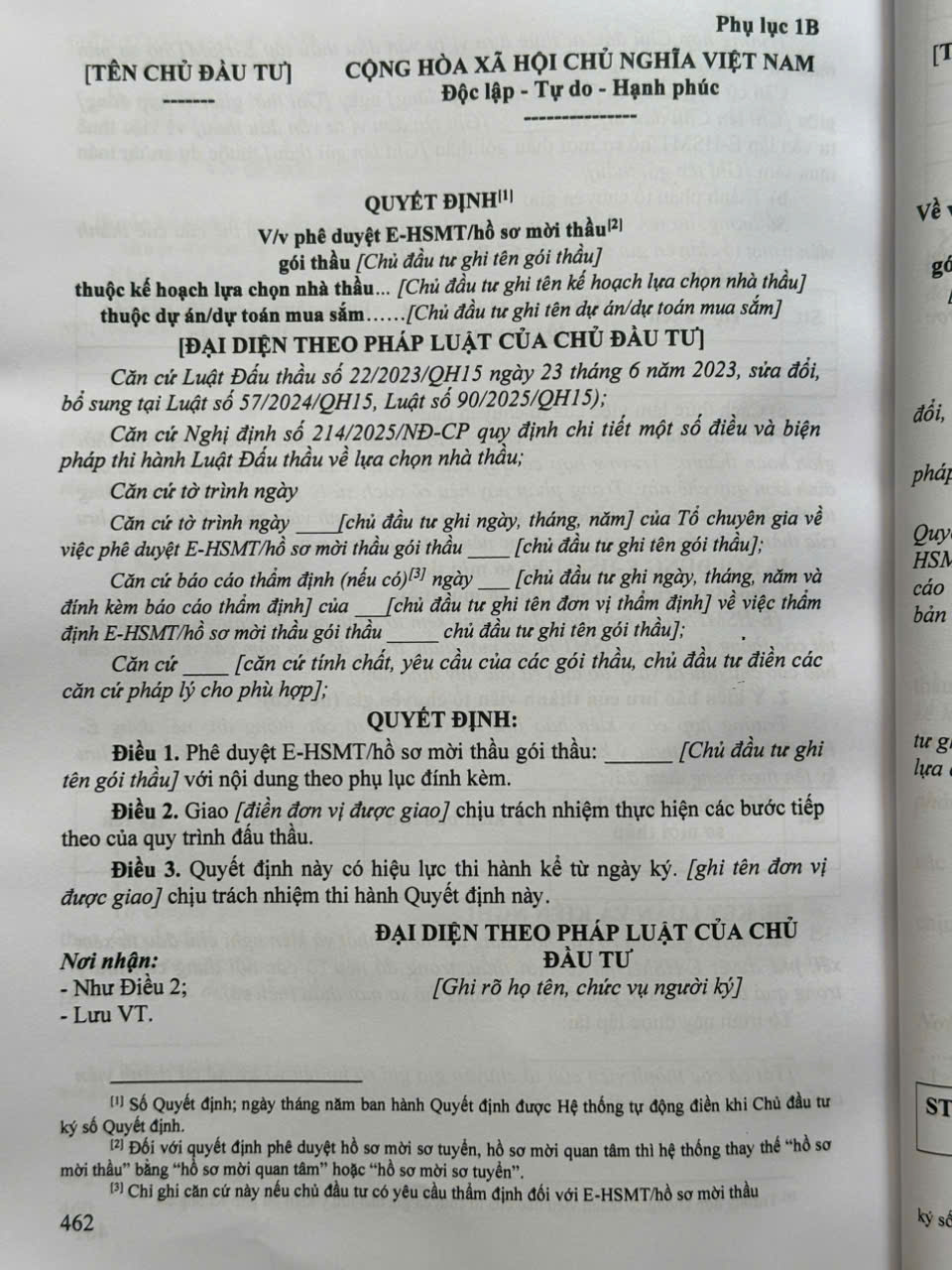 Sách Luật Đấu Thầu - Hệ Thống Các Nghị Định Quy Định Chi Tiết Và Biện Pháp Thi Hành - V2647T