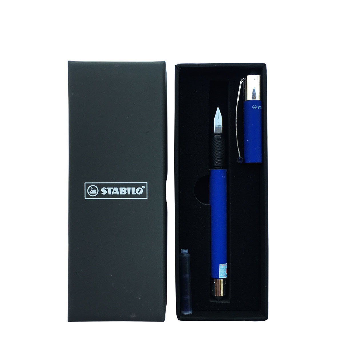 Bút máy STABILO BeCrazy &quot;Magic ink&quot; + tuýp ruột xanh (FP-G) - Hình trượt tuyết