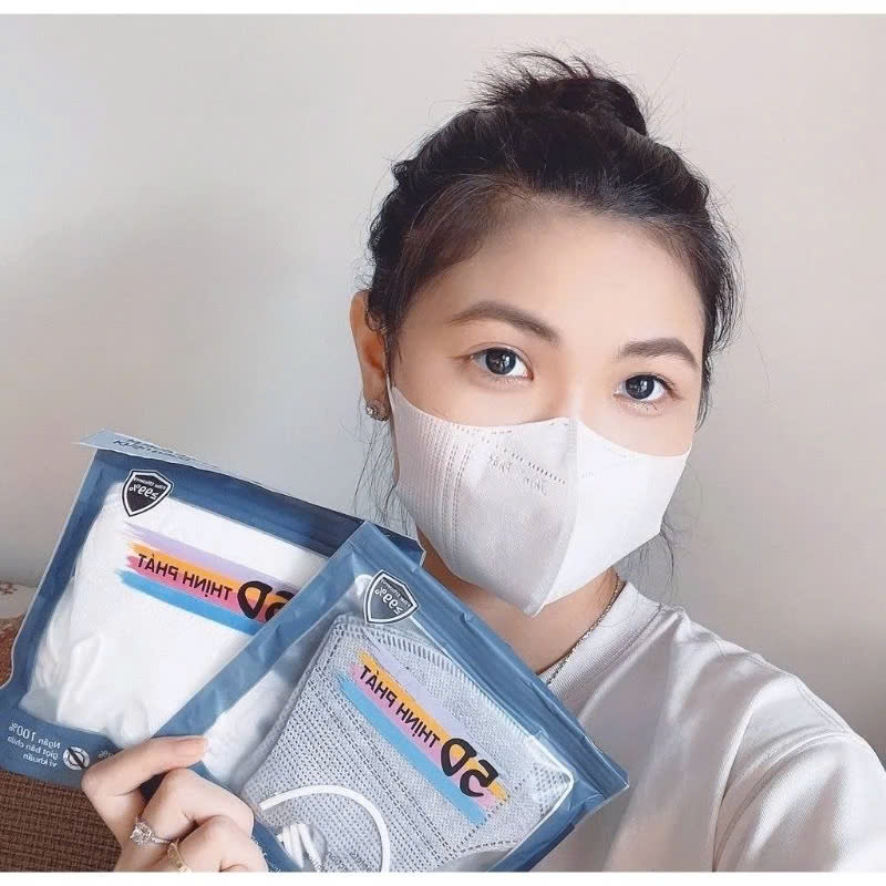 [Combo 100 Cái] Khẩu Trang 5D Cao Cấp 3 Lớp Kháng Khuẩn, An Toàn Và Tiện Lợi - HÀNG CHÍNH HÃNG MINIIN