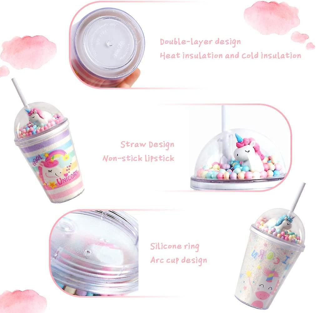 Cốc Tumbler 13 Oz Có Nắp Và Ống Hút - Cốc Nhựa Cách Nhiệt Có Thể Tái Sử Dụng Có Đệm Silicon Cốc Du Lịch Treo Tường Đôi Cốc Cà Phê Đá