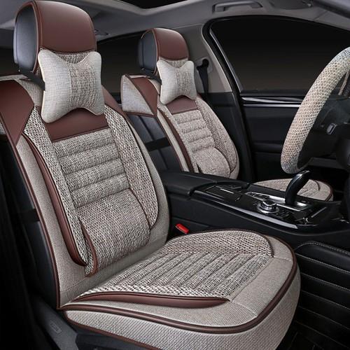 Bọc ghế xe ô tô cao cấp BG07 tặng kèm bọc vô lăng - Bền đẹp