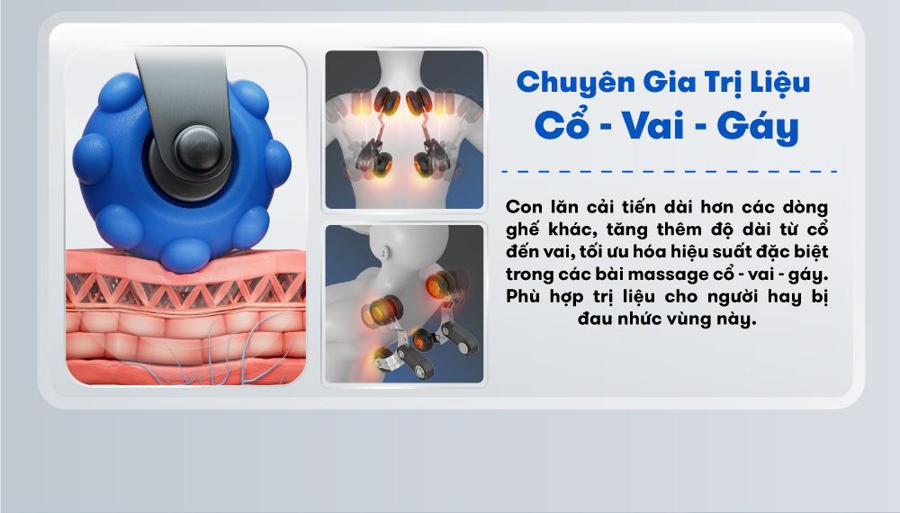 Ghế Massage ELIP O4 - Công nghệ 6E Elysium, Con Lăn Đôi Massage Bắp Chân, Massage Cổ Vai Gáy Chuyên Sâu