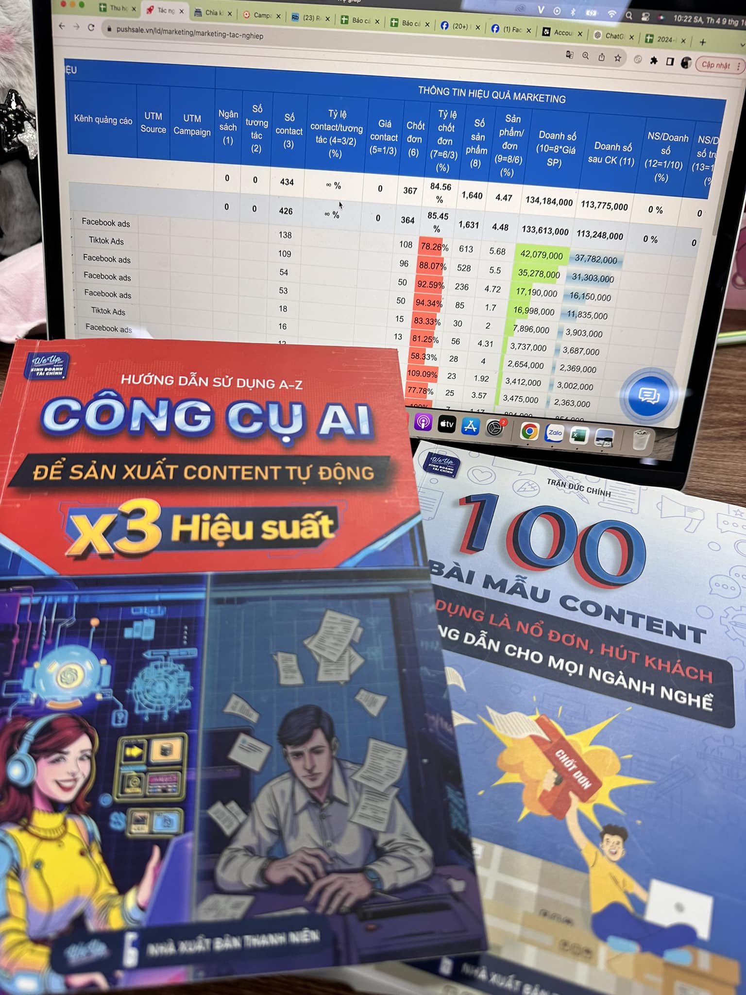 Sách - Công cụ AI để sản xuất Content tự động x3 Hiệu suất