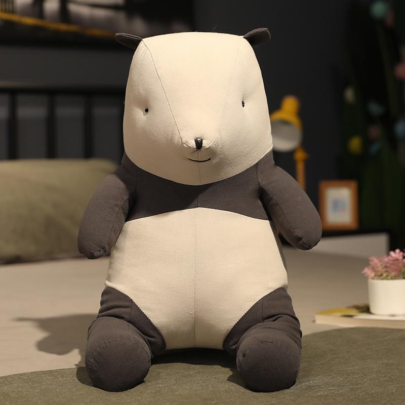 Kawaii Bé Panda Thú Nhồi Bông Động Vật Búp Bê Bắc Âu Mềm Gối Kawaii Trang Trí Nội Thất Phim Hoạt Hình Trẻ Em Xoa Dịu Đồ Chơi Sang Trọng Đáng Yêu Cô Gái Quà Tặng