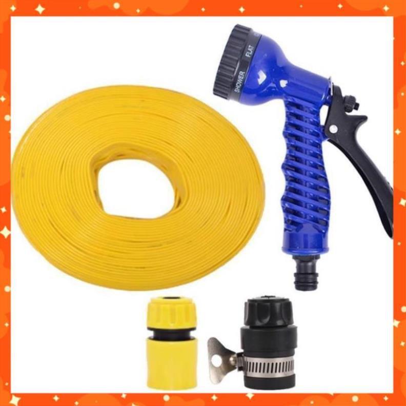 Bộ dây tăng áp 3 lần vòi xịt nước rửa xe, tưới cây loại 3-5m 206843