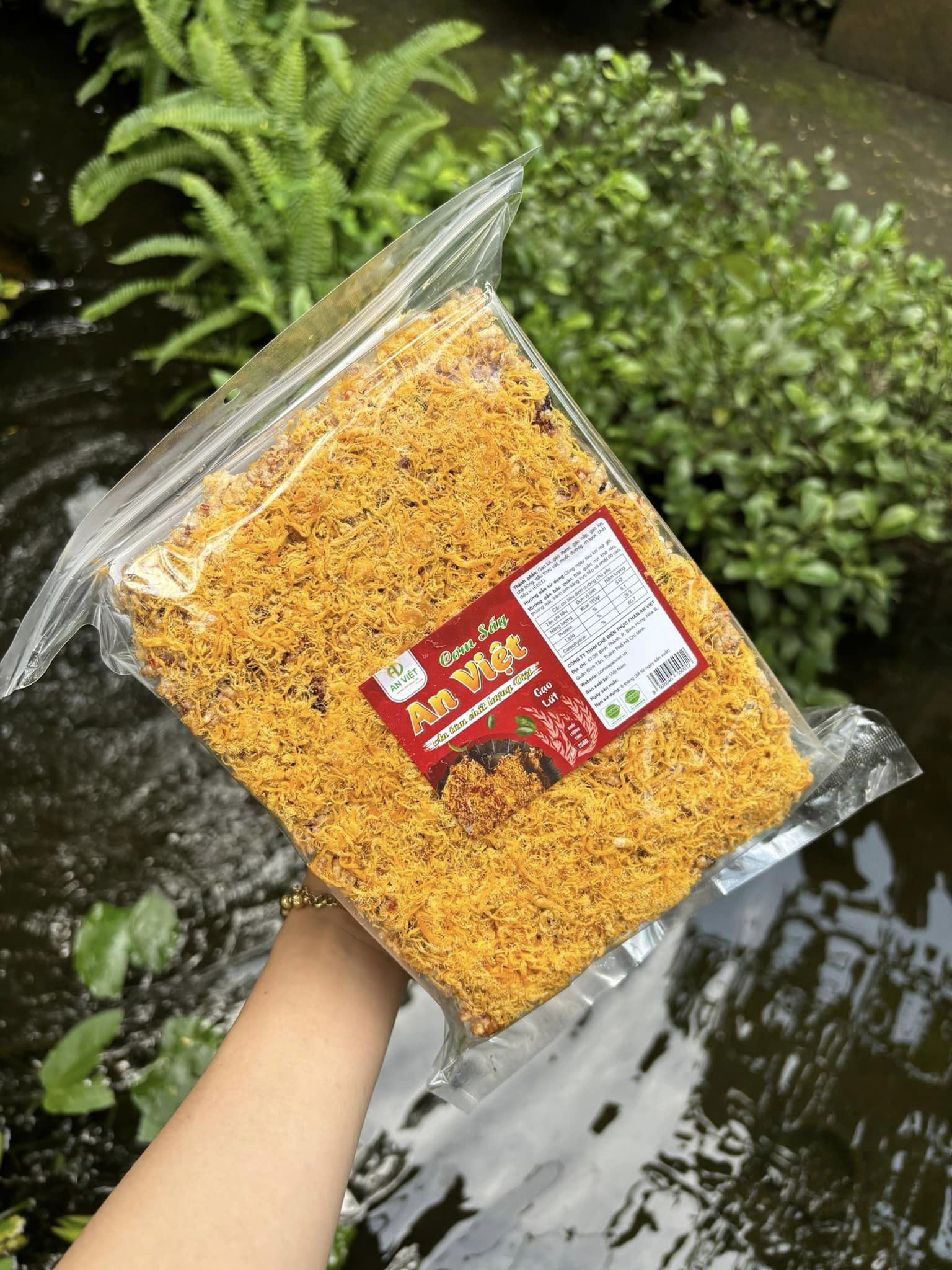 Cơm Sấy Gạo Lứt Chà Bông An Việt 500 gram - Date mới
