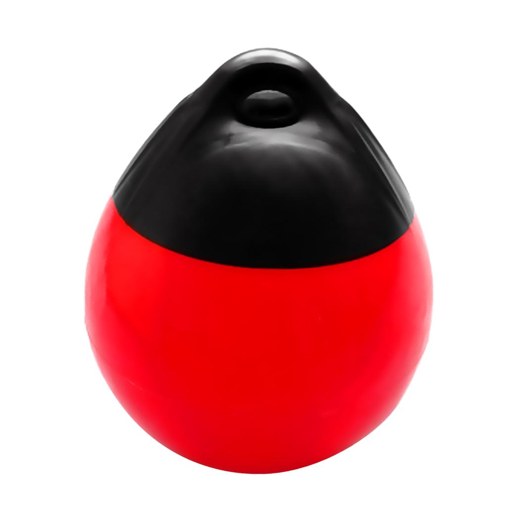 2x Marine Boat Premium PVC Bumper Dock Protection Black Red