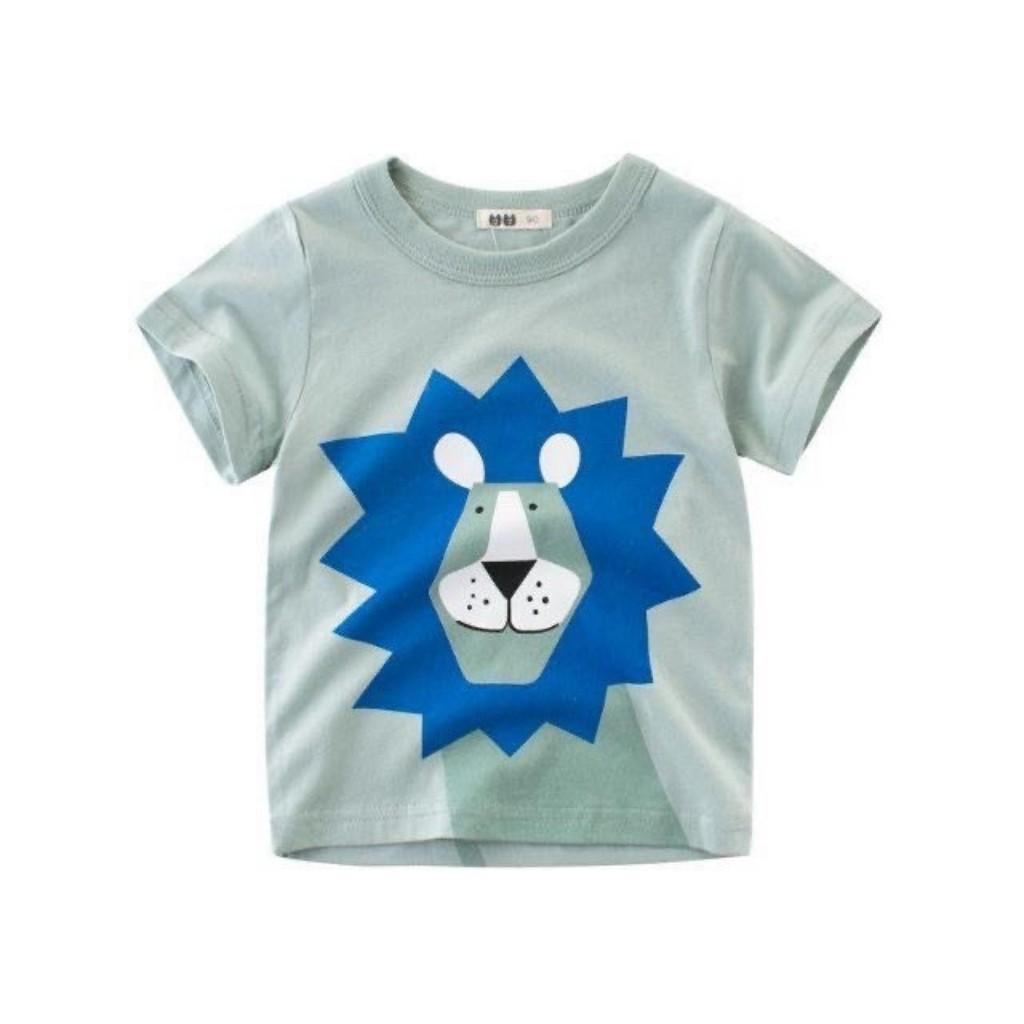 Áo bé trai, áo thun KONG cho bé in hình độc đáo chất cotton hàng xuất Âu Mỹ