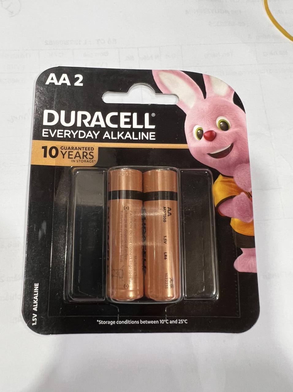  Pin AA Duracell Alkaline Duracell LR6 Pin khóa cửa điện tử (VỈ 2 VIÊN)