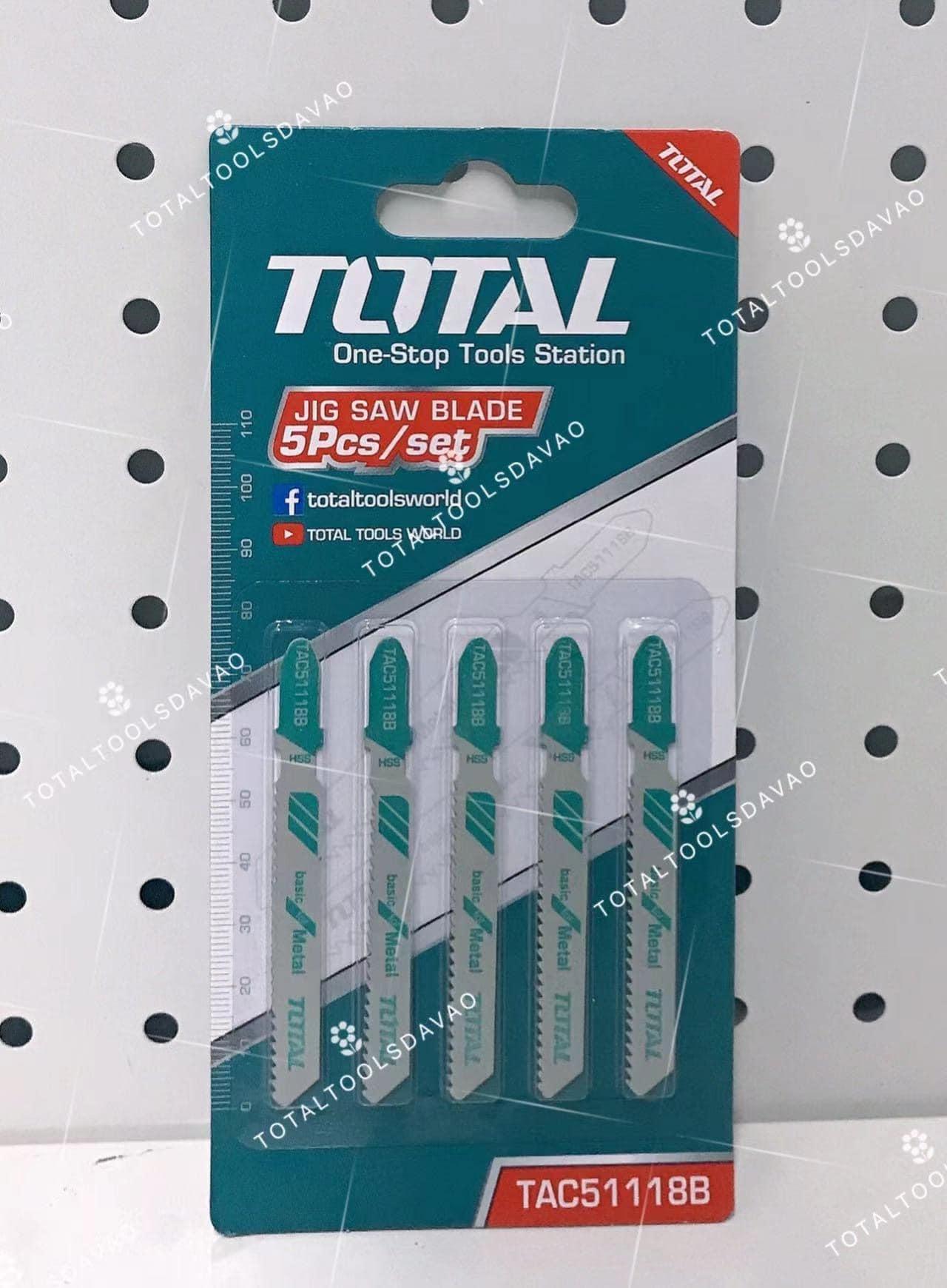 BỘ LƯỠI CƯA SẮT 5 CHI TIẾT TOTAL TAC51118B- HÀNG CHÍNH HÃNG